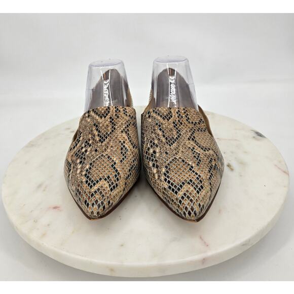 Sole Society Snakeskin Print Loafers - Picture 4 of 8